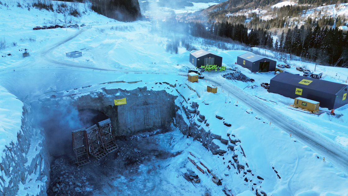 Første salve for Fåbergtunnelen