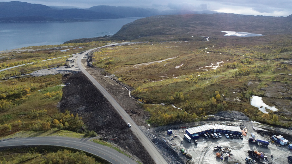 Bilde av prosjektet mot nordøst.