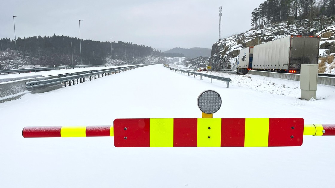 Foreløpig endepunkt: Til nå har Mandalskrysset vært foreløpig endepunkt for utbyggingen av ny, trafikksikker E39 vestover fra Kristiansand. Nå blir det endring. I dag er konkurransen om å bygge E39 v